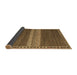 Sideview of Abstract Brown Modern Rug, abs4455brn