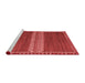 Modern Red Washable Rugs