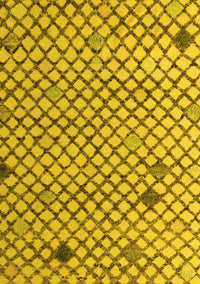 Solid Yellow Modern Rug, abs4456yw