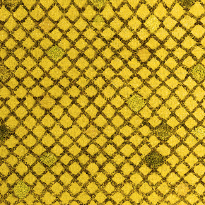 Solid Yellow Modern Rug, abs4456yw