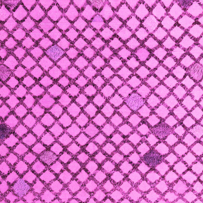 Machine Washable Solid Pink Modern Rug, wshabs4456pnk