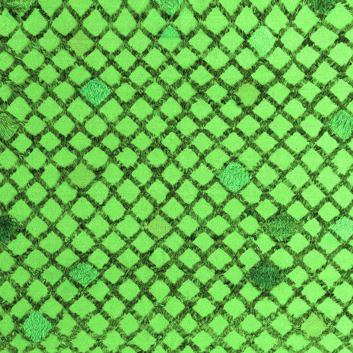 Machine Washable Solid Green Modern Area Rugs, wshabs4456grn