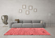 Modern Red Washable Rugs