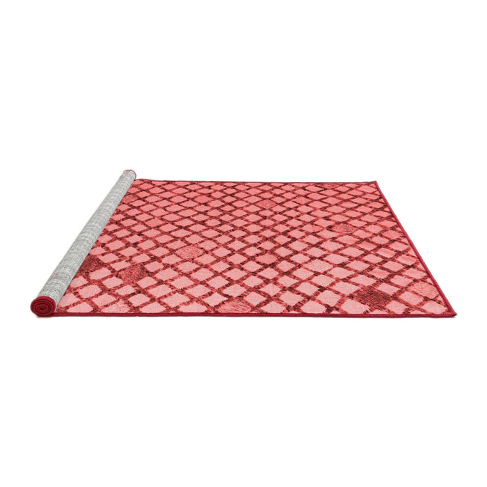 Modern Red Washable Rugs