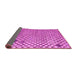 Sideview of Solid Pink Modern Rug, abs4456pnk