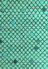 Solid Turquoise Modern Rug, abs4456turq