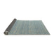 Sideview of Abstract Light Slate Gray Modern Rug, abs4457