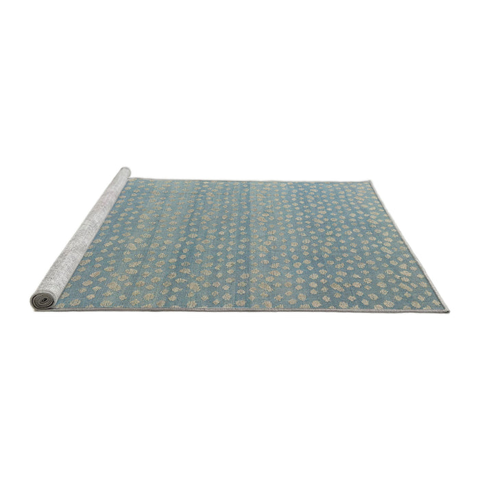 Sideview of Machine Washable Abstract Light Slate Gray Rug, wshabs4457