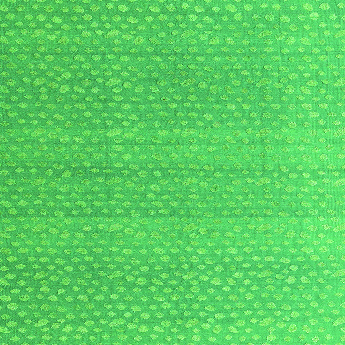 Square Machine Washable Abstract Green Modern Area Rugs, wshabs4457grn