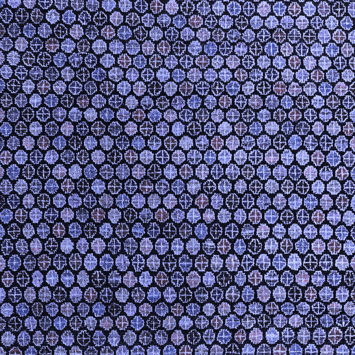 Abstract Blue Modern Rug, abs4458blu