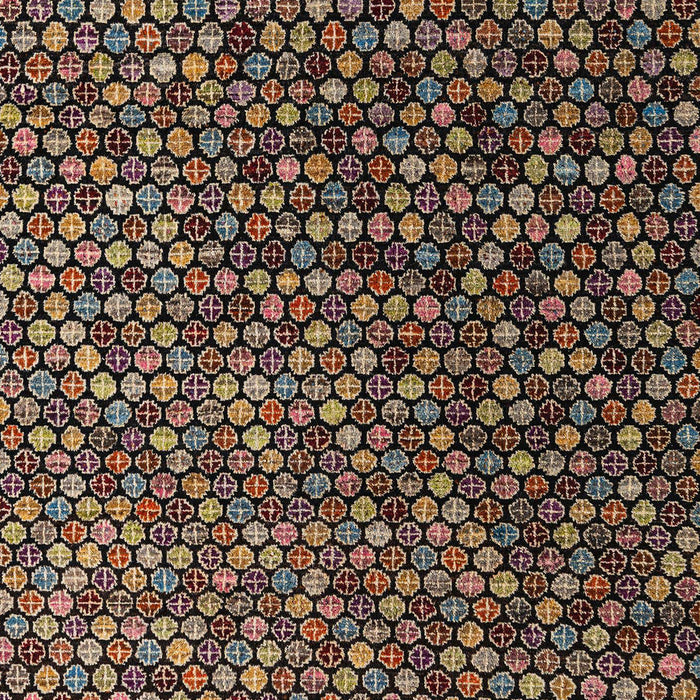 Machine Washable Abstract Orange Salmon Pink Rug, wshabs4458