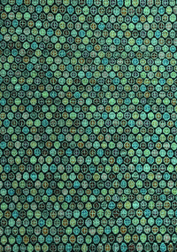 Abstract Turquoise Modern Rug, abs4458turq