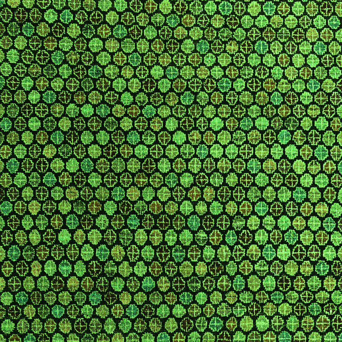 Abstract Green Modern Rug, abs4458grn