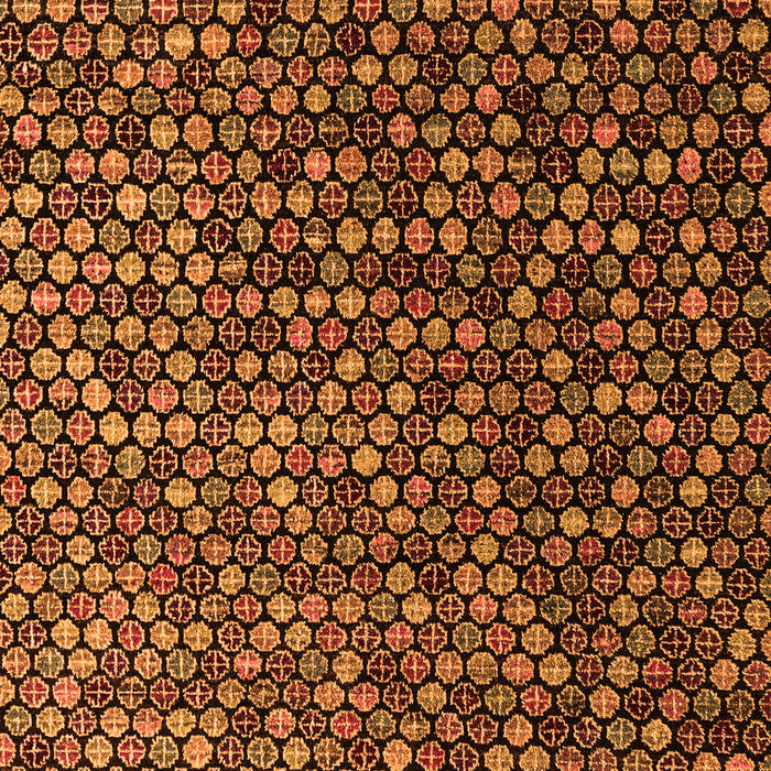 Abstract Orange Modern Rug, abs4458org