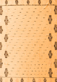 Solid Orange Modern Rug, abs4459org