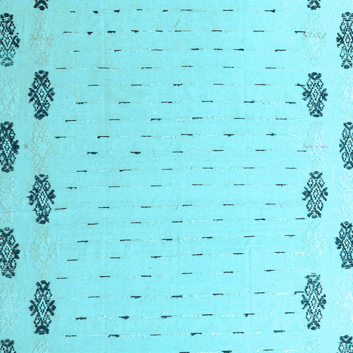 Machine Washable Solid Light Blue Modern Rug, wshabs4459lblu