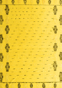 Solid Yellow Modern Rug, abs4459yw