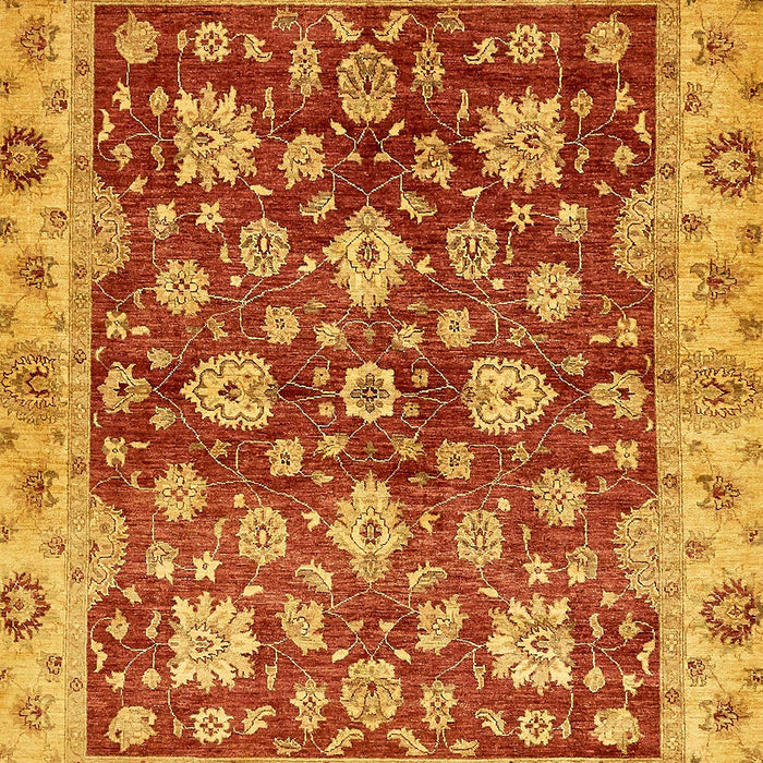 Abstract Orange Oriental Rug, abs445