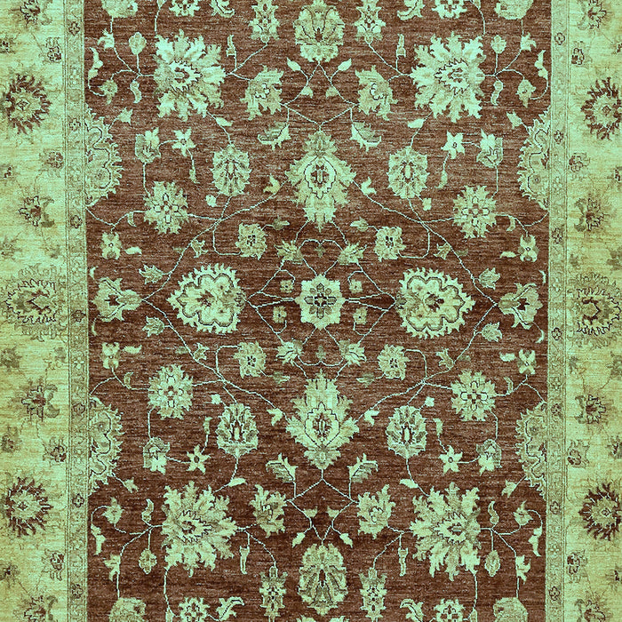 Oriental Light Blue Traditional Rug, abs445lblu