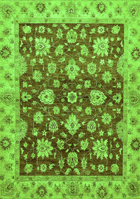 Oriental Green Traditional Rug, abs445grn