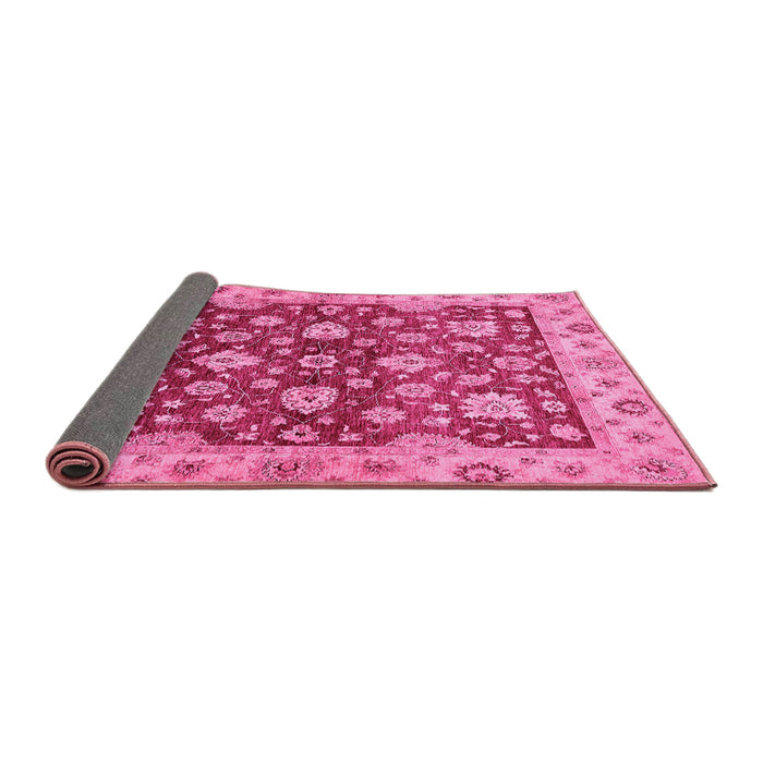 Sideview of Oriental Pink Traditional Rug, abs445pnk