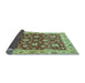 Sideview of Oriental Light Blue Traditional Rug, abs445lblu