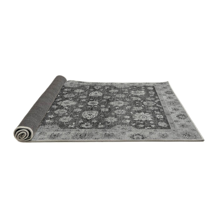 Sideview of Oriental Gray Traditional Rug, abs445gry