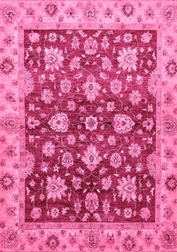 Oriental Pink Traditional Rug, abs445pnk