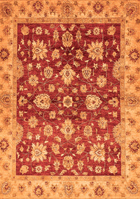 Oriental Orange Traditional Rug, abs445org