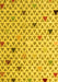 Abstract Yellow Modern Rug, abs4460yw