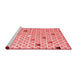 Modern Red Washable Rugs