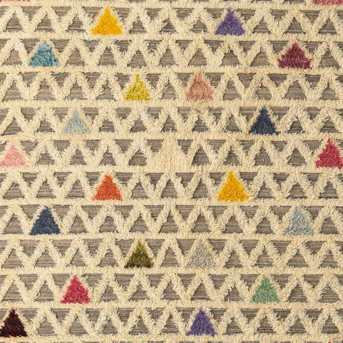 Machine Washable Abstract Brown Gold Rug, wshabs4460