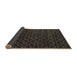 Sideview of Abstract Brown Modern Rug, abs4461brn