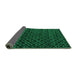 Sideview of Abstract Green Modern Rug, abs4461grn