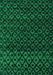 Machine Washable Abstract Green Modern Area Rugs, wshabs4461grn