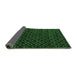 Sideview of Abstract Emerald Green Modern Rug, abs4461emgrn