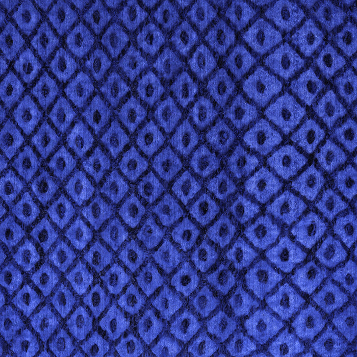 Square Abstract Blue Modern Rug, abs4461blu