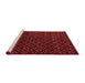 Modern Red Washable Rugs