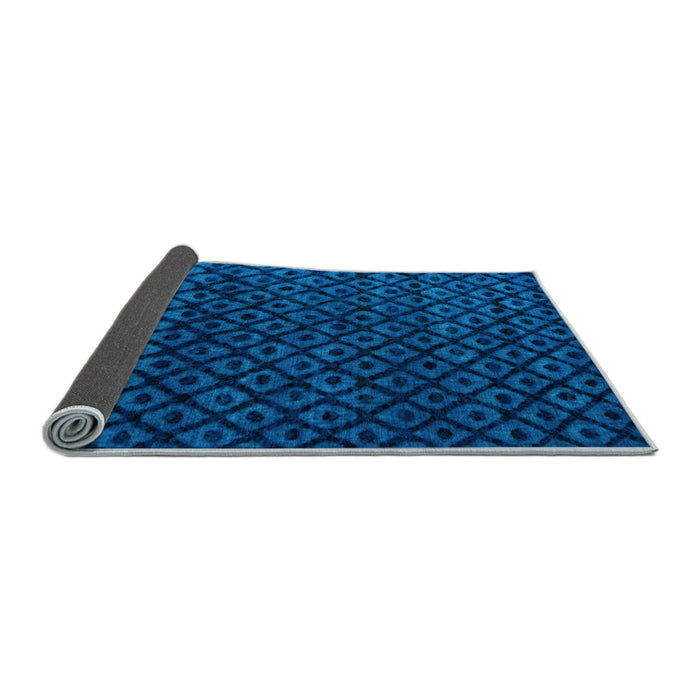 Sideview of Abstract Light Blue Modern Rug, abs4461lblu