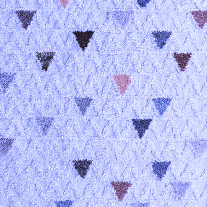 Machine Washable Solid Blue Modern Rug, wshabs4462blu