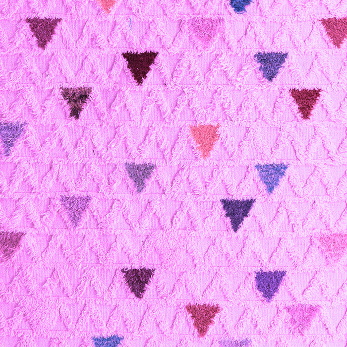 Machine Washable Solid Purple Modern Area Rugs, wshabs4462pur