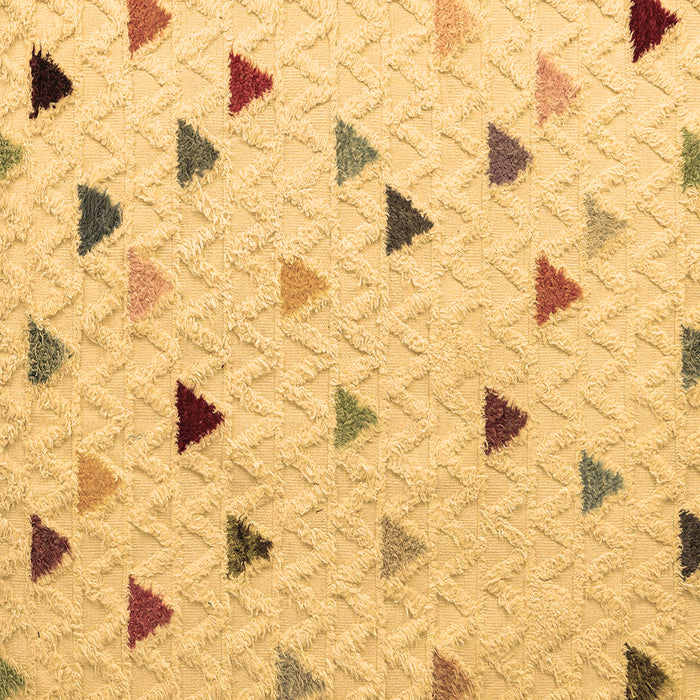 Square Solid Brown Modern Rug, abs4462brn