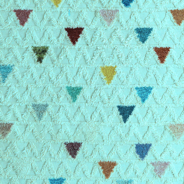 Machine Washable Solid Light Blue Modern Rug, wshabs4462lblu