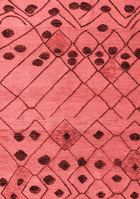 Abstract Red Modern Rug, abs4463red