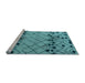 Sideview of Machine Washable Abstract Light Blue Modern Rug, wshabs4463lblu