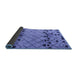 Sideview of Abstract Blue Modern Rug, abs4463blu