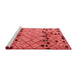 Modern Red Washable Rugs