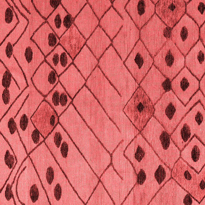 Abstract Red Modern Rug, abs4463red