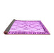 Sideview of Solid Purple Modern Rug, abs4464pur