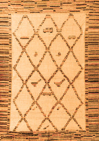 Solid Orange Modern Rug, abs4464org